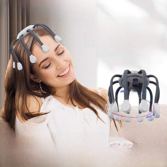 Octopus head massager
