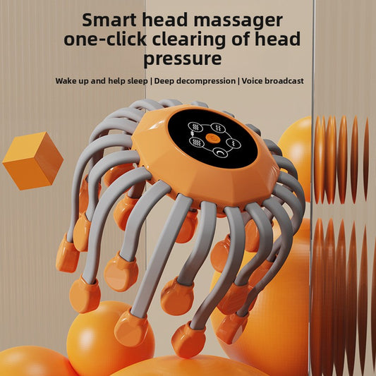 Octopus head massager