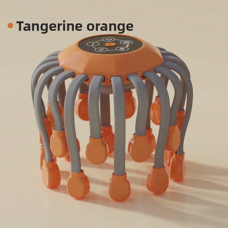 Octopus Scalp Massager with Red Light and Vibration