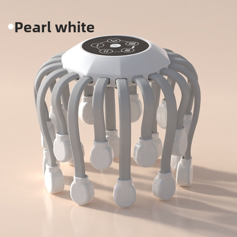Octopus Scalp Massager with Red Light and Vibration