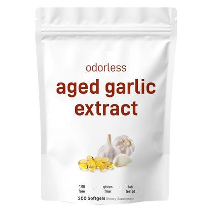 Odorless Garlic Soft Capsules with Vitamin C