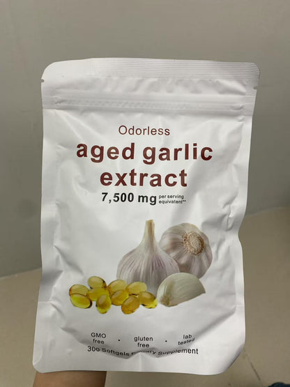 Odorless Garlic Soft Capsules with Vitamin C