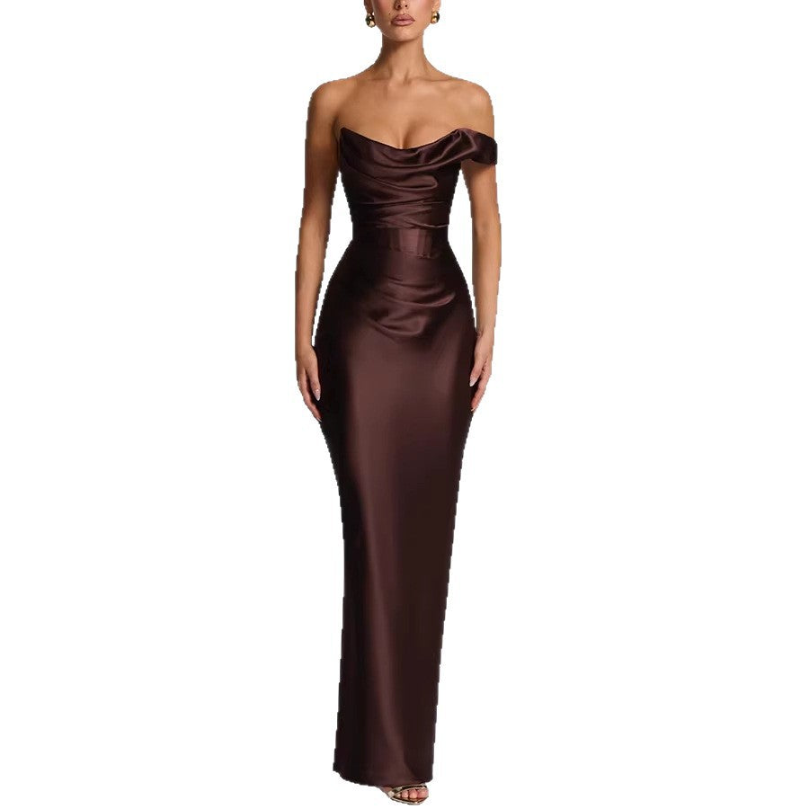 Off Shoulder Bodycon Knit Dress