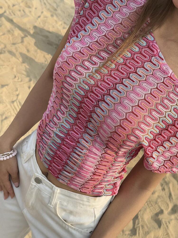 Off-shoulder lace top