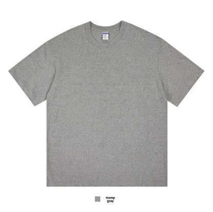 Off-Shoulder Pure Cotton Short-Sleeved T-Shirt