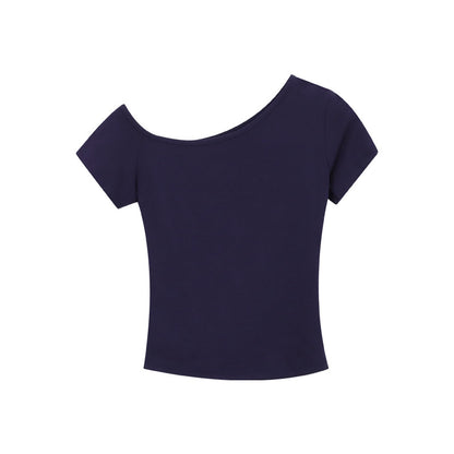 Off-shoulder short sleeve