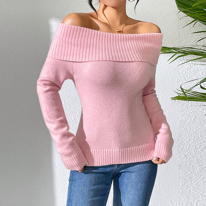 Off-shoulder sweater