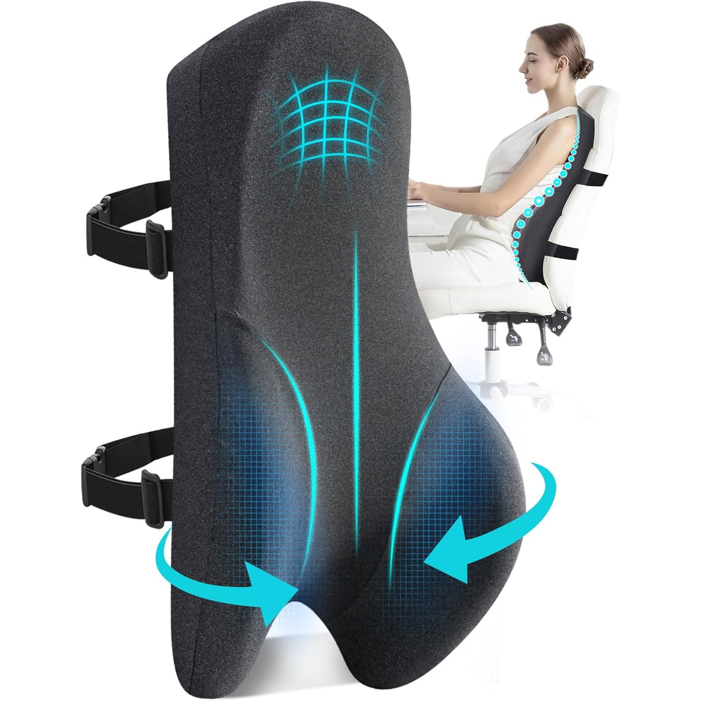Office Chair High Back Support Cushion