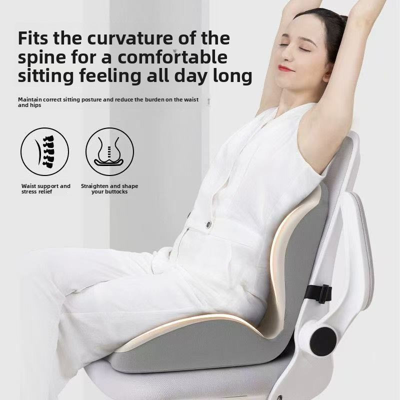 Office Chair Seat Cushion with Backrest Support