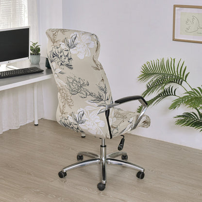 Office Zipper Chair Cover Rotating Computer Hotel Chair Cover One-Piece