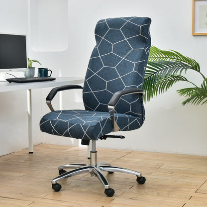 Office Zipper Chair Cover Rotating Computer Hotel Chair Cover One-Piece