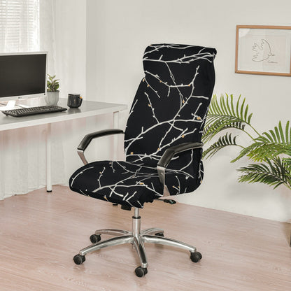 Office Zipper Chair Cover Rotating Computer Hotel Chair Cover One-Piece