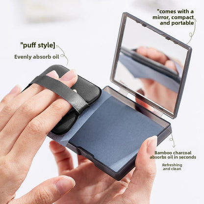 Oil-absorbing paper for the face