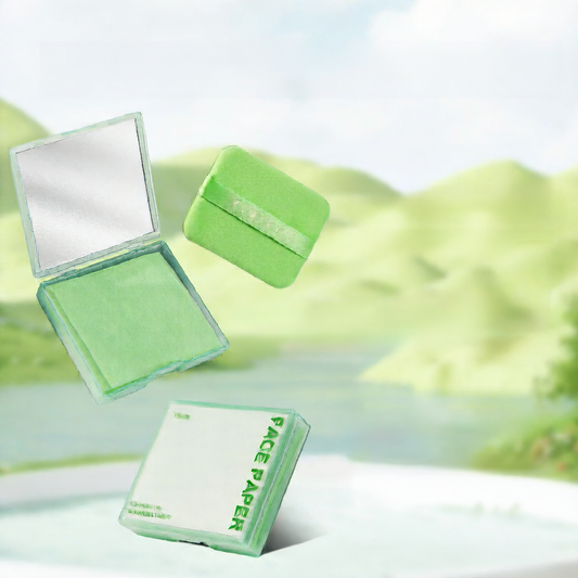Oil absorbing paper