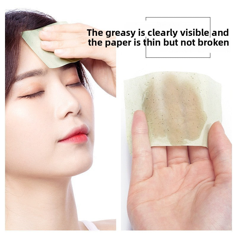 Oil-absorbing paper