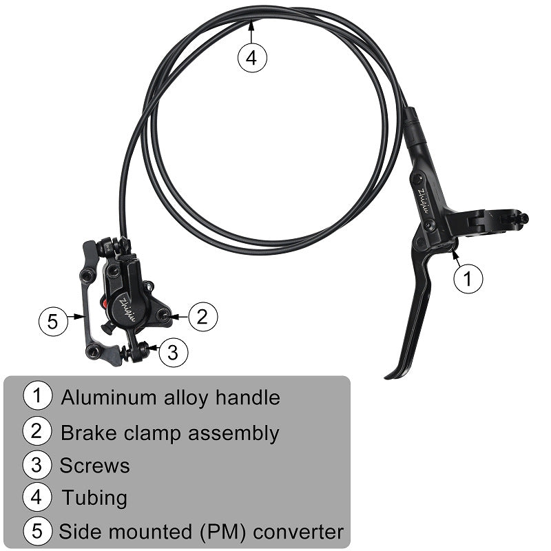 Oil brake disc brake