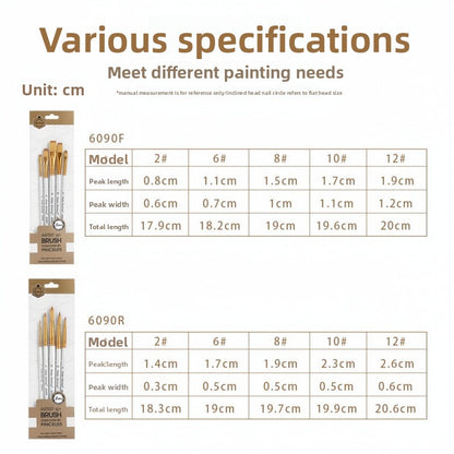 oil paint brushes