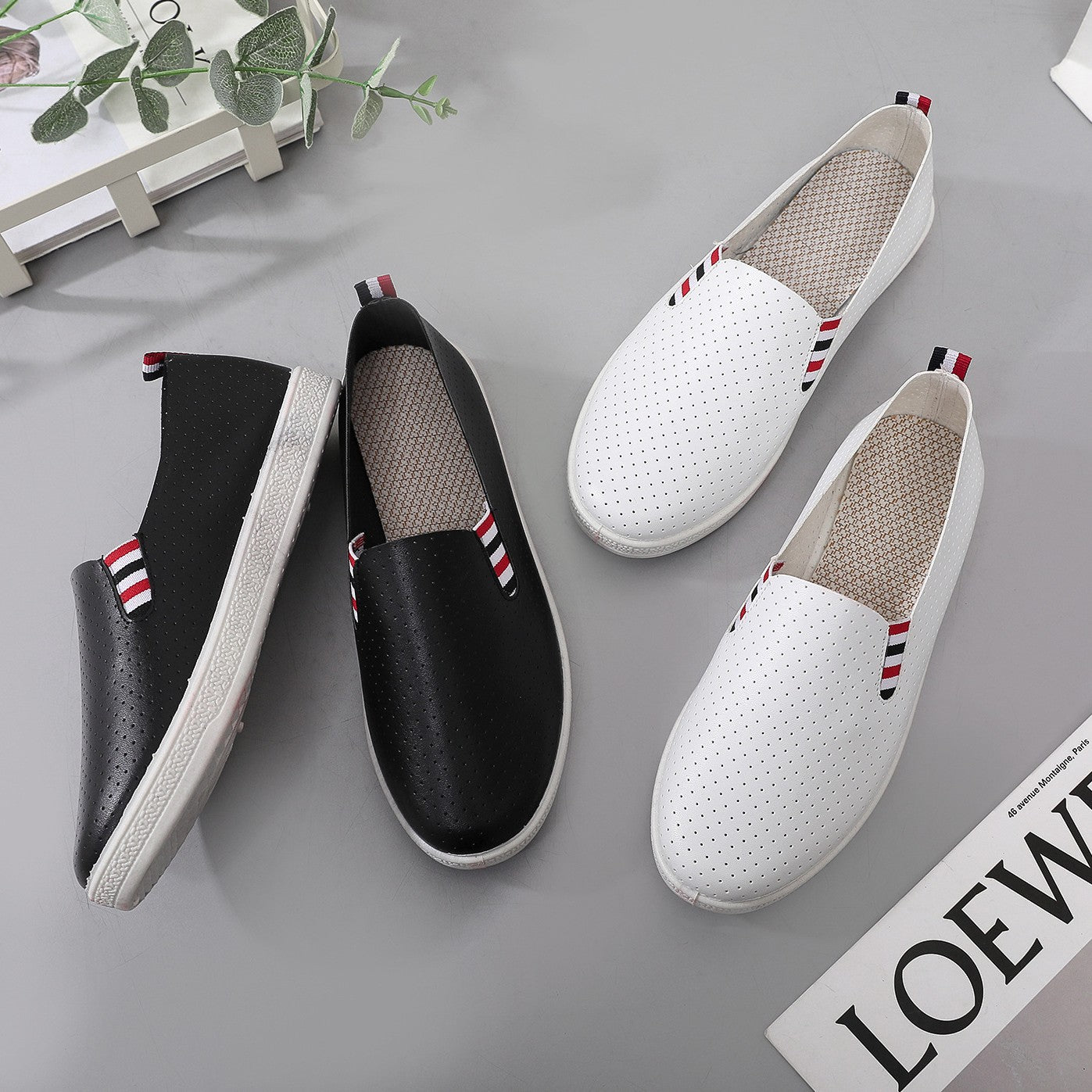 Old Beijing Cloth Shoes Women's Hollow Breathable Single-layer Shoes Flat Bottom All-match Cyber Popular White Shoes Soft Bottom
