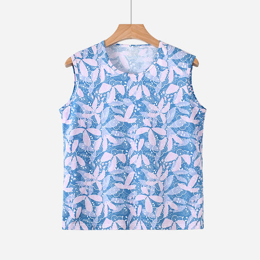 Old lady's cotton blouse
