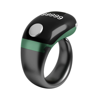 OLED Display Electronic Counter Ring with Interchangeable Design