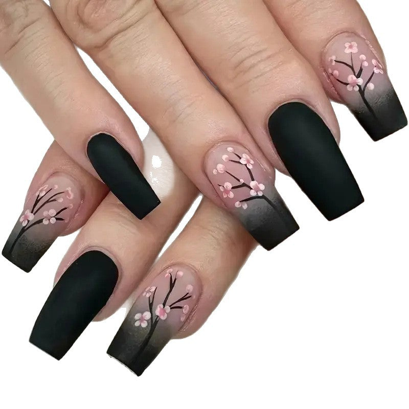 Ombre Floral Nail Stickers