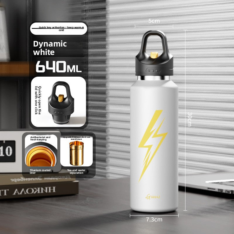 One-click openable insulated cup