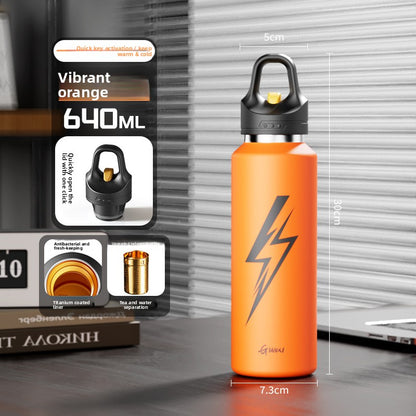 One-click openable insulated cup