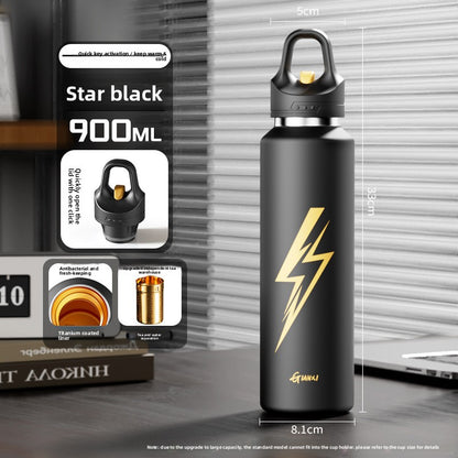 One-click openable insulated cup