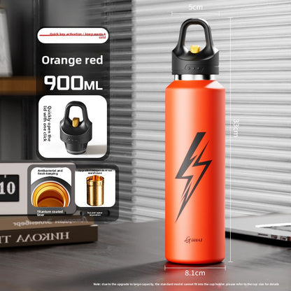One-click openable insulated cup