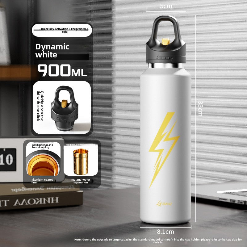 One-click openable insulated cup