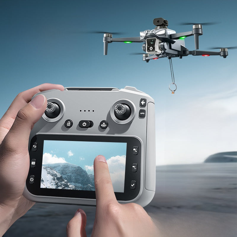 One-click return-to-home function for drones using GPS positioning system