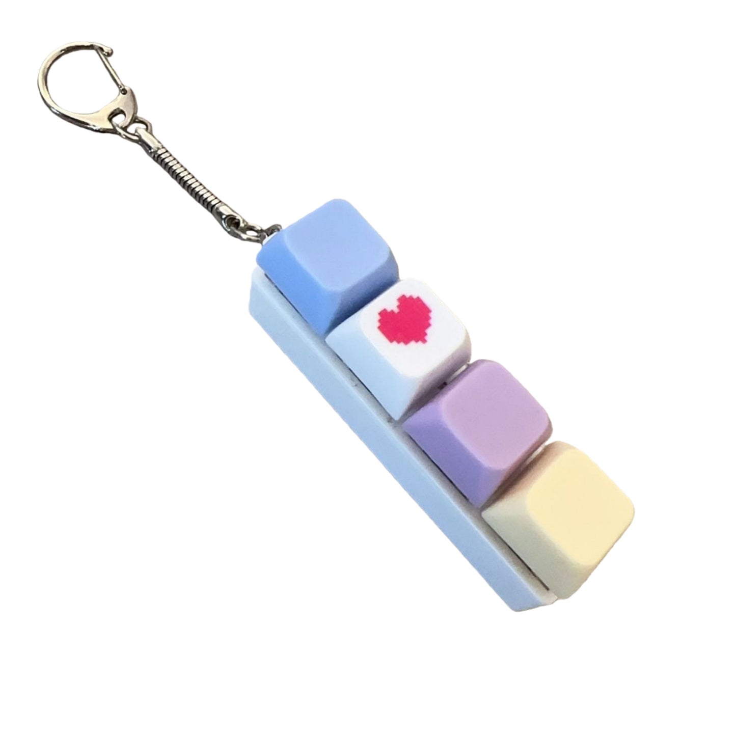 One-line pressure-reducing 4-key toy