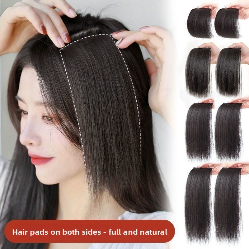 One-piece fluffy wig for the top of the head