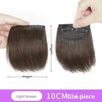 One-piece fluffy wig for the top of the head