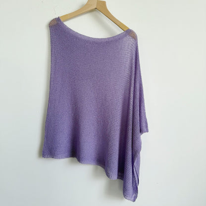 One-piece halter shawl