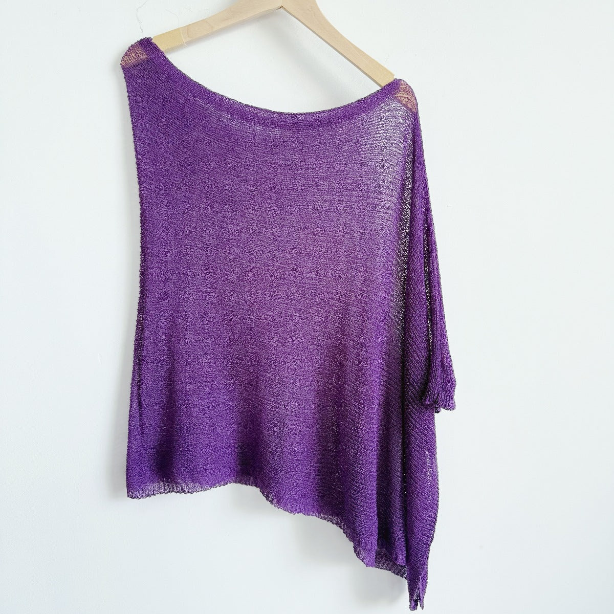 One-piece halter shawl