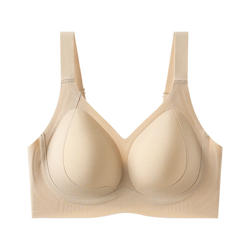 One-Piece Seamless Breast-Retracting Ice Silk Beautiful Back Bra