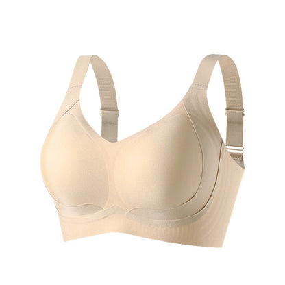 One-Piece Seamless Breast-Retracting Ice Silk Beautiful Back Bra