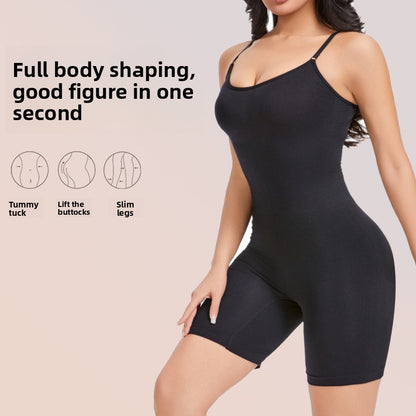 One-Piece Shaping Bodysuit with Open Crotch