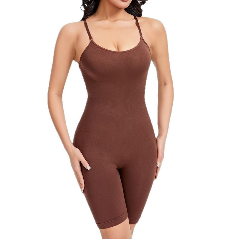 One-Piece Shaping Bodysuit with Open Crotch