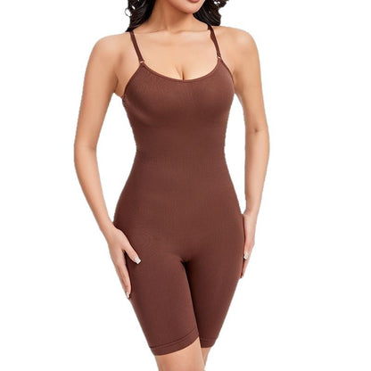 One-Piece Shaping Bodysuit with Open Crotch