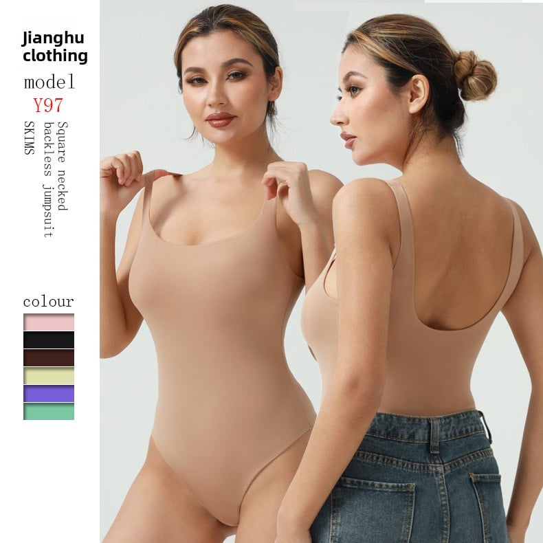 One-piece shaping garment