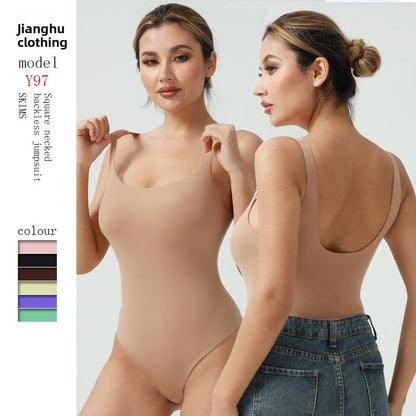 One-piece shaping garment