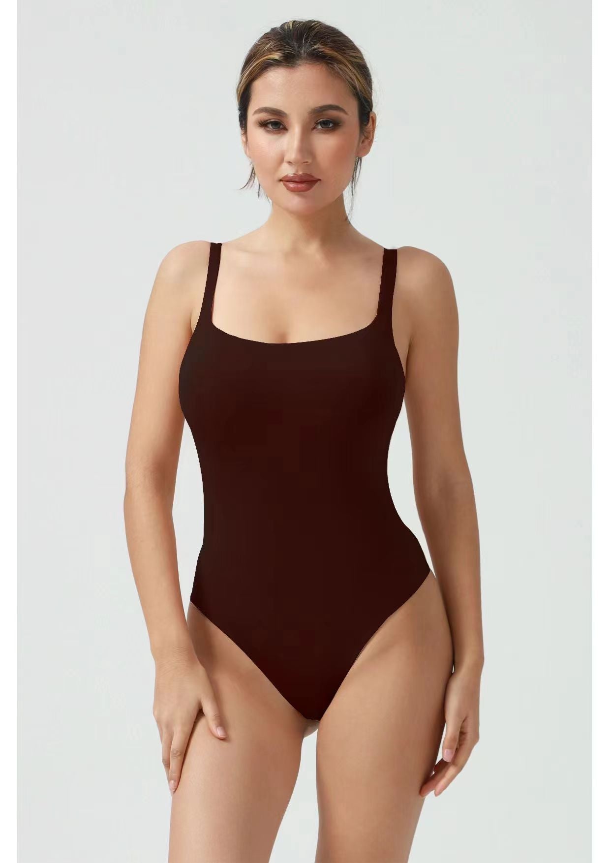 One-piece shaping garment