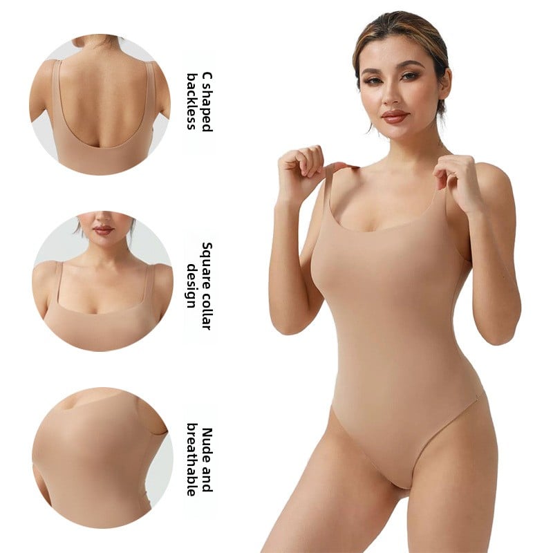 One-piece shaping garment
