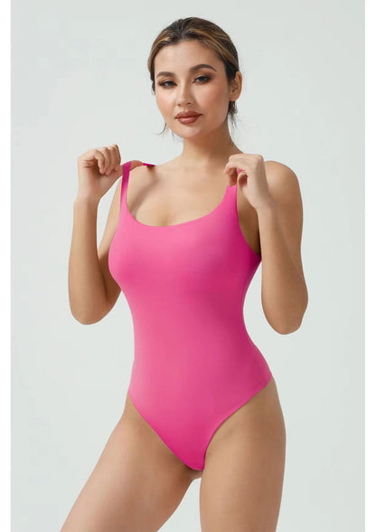 One-piece shaping garment