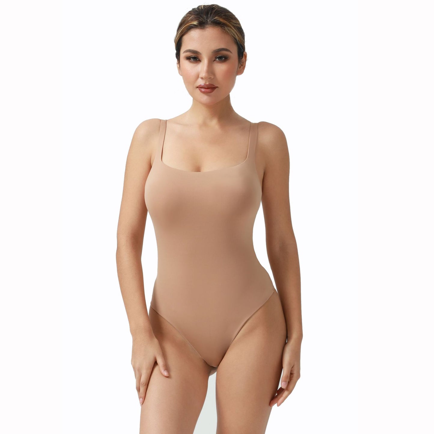 One-piece shaping garment