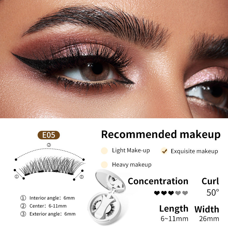 One-piece Storage Box Natural Thick Portable Glue-free Eyelash