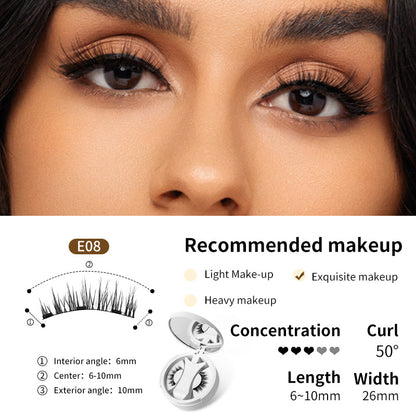 One-piece Storage Box Natural Thick Portable Glue-free Eyelash