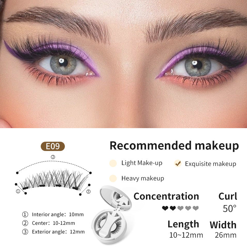One-piece Storage Box Natural Thick Portable Glue-free Eyelash